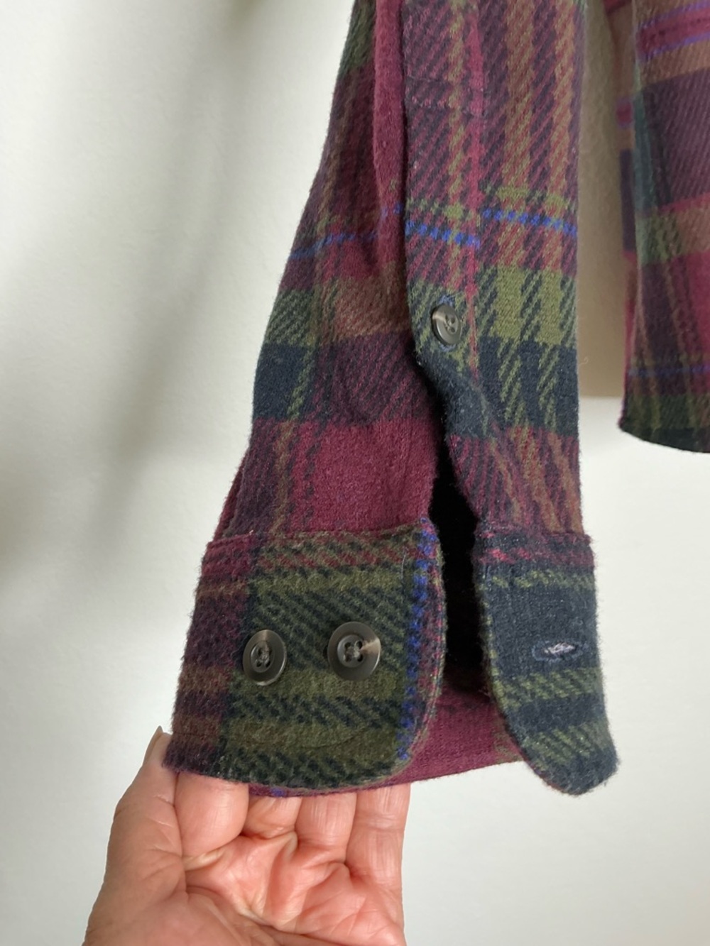 7 Diamonds Soft Flannel Multi-Plaid Button-Up Long Sleeve Shirt Size XL - Picture 6 of 15